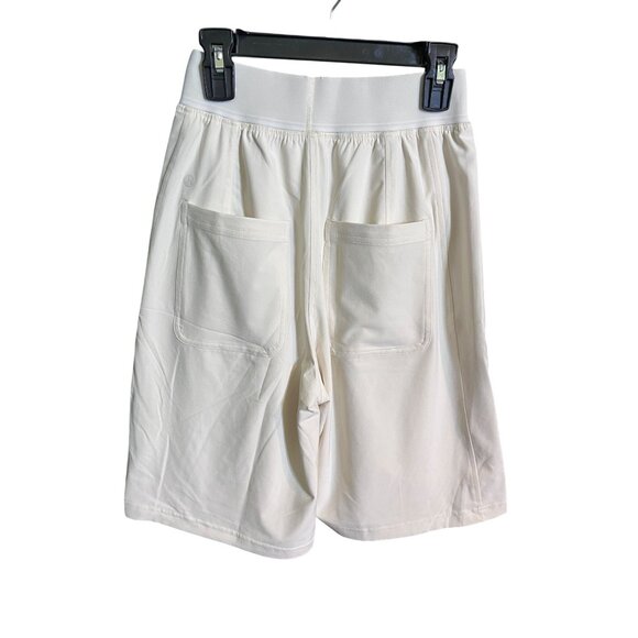 Lululemon Swift Relaxed 9" Shorts Logo Waistband Light Ivory - Size XXS S XL - Picture 3 of 6